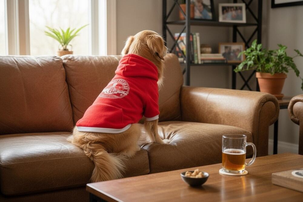 Leinenkugel’s dog sweatshirt